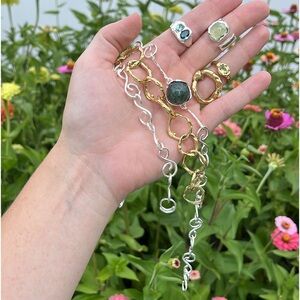 Simuero El Fruto Choker - Silver, Melon - organic jewelry